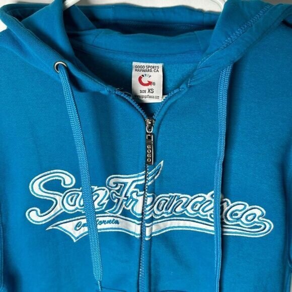 Women’s zipped hoodie San Francisco California XS - Picture 2 of 3